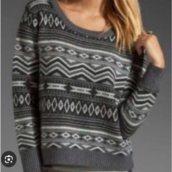 #530 HAUTE HIPPIE Merino Wool Sweater - Picture 1 of 9